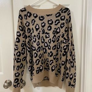 Love by Design Leopard print soft sweater